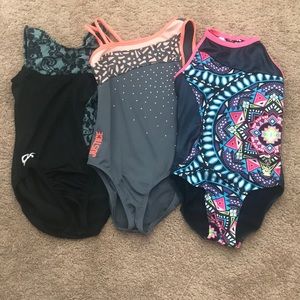 Girls gymnastics leotard bundle